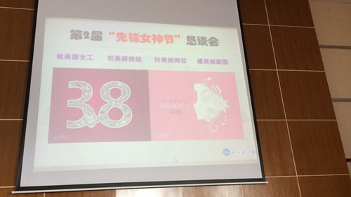 第2届&ldquo;先锋女神节&rdquo;恳谈会现场图